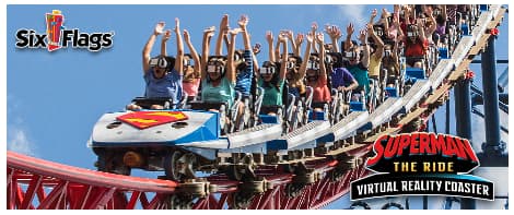 Six Flags adopts virtual reality to their roller coasters to enhance the immersive experience.