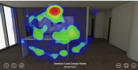 Yulio heat map technology that tracks viewer interest is the latest innovation in VR real estate sales data