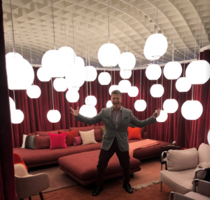 Jim Stelter in Herman Miller Showroom