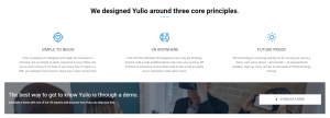 Yulio Website CTA