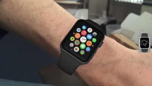 apple-AR-try-on: virtual apple watch