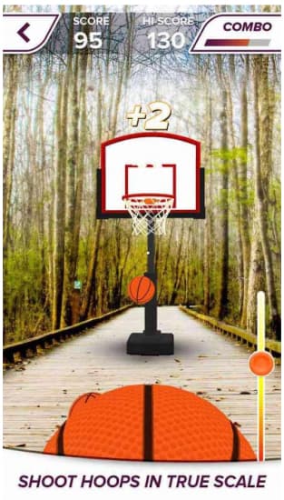 AR Sports Basketball enabled by AR Kit