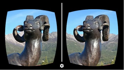 Stereoscopic views allow for a more realistic illusion of depth within a VR experience.