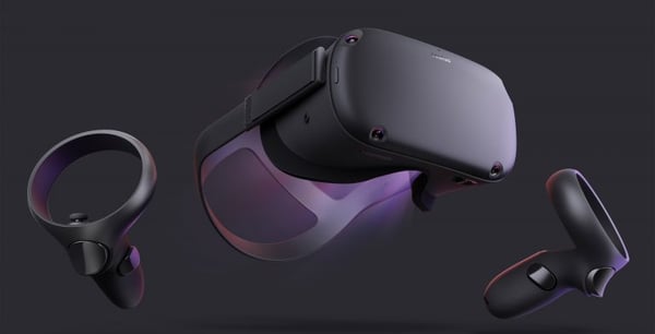 The Oculus Quest VR headset