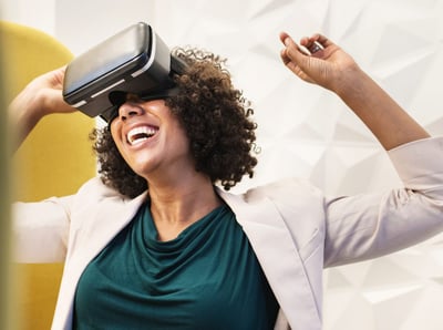 VR reactions come from emotional engagement, that even if it doesn't match to the real experience, gets closer than anything else on the market.